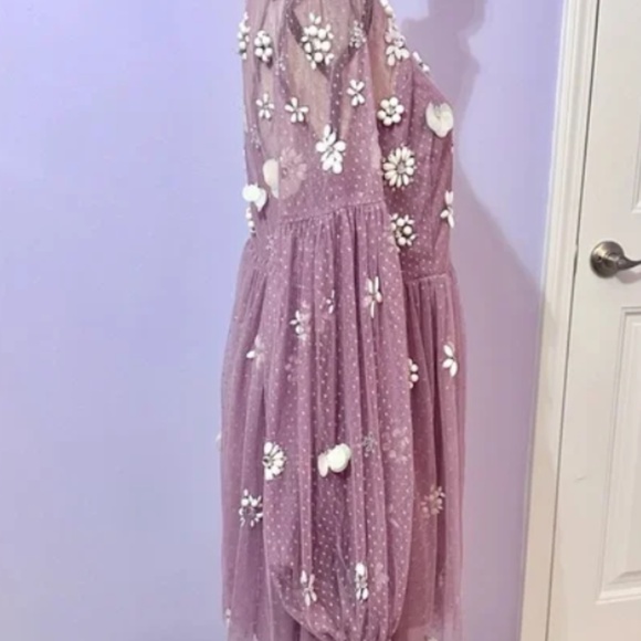 NWT ASOS Lavender Haze Daisy Festival Dress - Picture 7 of 10